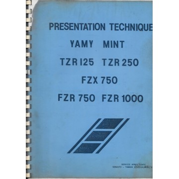 Bulletin technique YAMAHA  TZR 125 et 250 etc gamme 1987