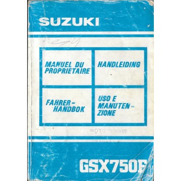SUZUKI GSX 750 FL de 1990