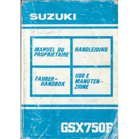 SUZUKI GSX 750 FL de 1990