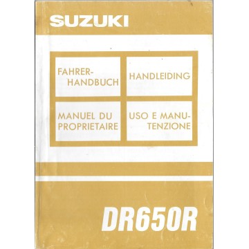 SUZUKI DR 650 R modèle P de 1992