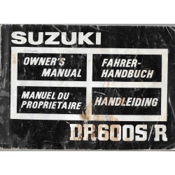 SUZUKI DR 600 SH / RH de 1987