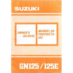 SUZUKI GN 125 M / 125 E modèle 1991