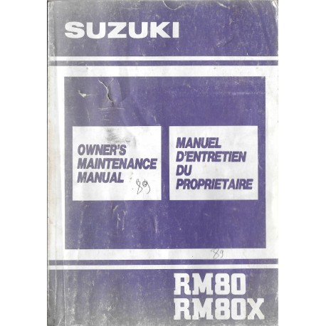 SUZUKI RM 80 L / XL de 1990