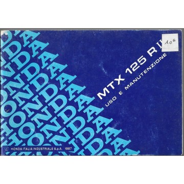 HONDA MTX 125 R II de 1987