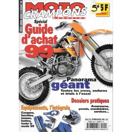 moto crampons guide d'achats 1999