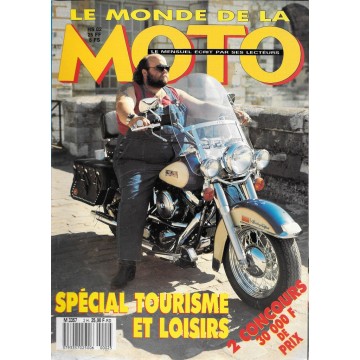 MONDE de la MOTO Spécial Tourisme et loisirs 1987