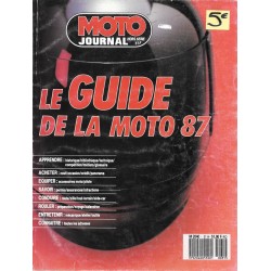 MOTO-JOURNAL GUIDE DE LA MOTO 1987