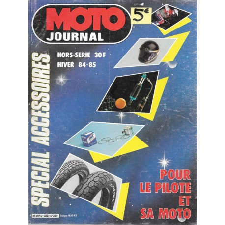 MOTO-JOURNAL spécial accessoires Hiver 84 / 85