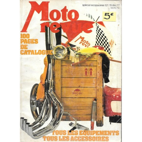 moto revue spécial accessoires 15 / 12 / 1977