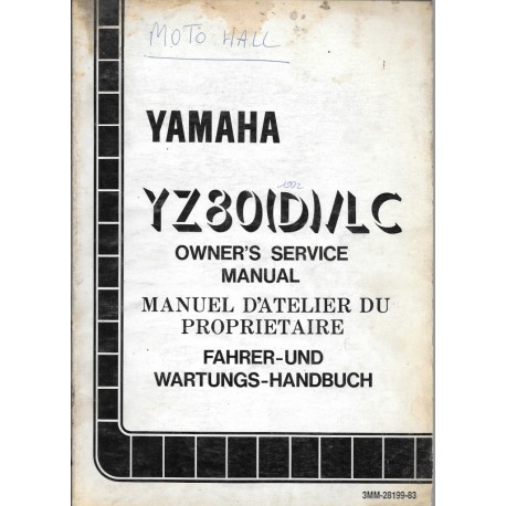 YAMAHA YZ 80 (D) / LC type 3 MM de 2002