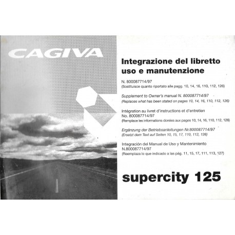  CAGIVA SUPERCITY 125 de 1998