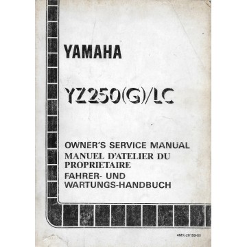 YAMAHA YZ 250 (G) / LC type 4MX de 1995