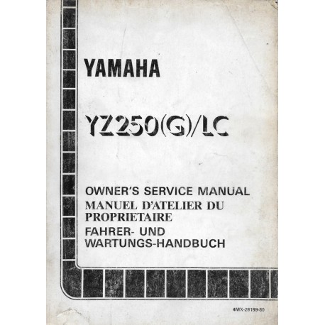 YAMAHA YZ 250 (G) / LC type 4MX de 1995