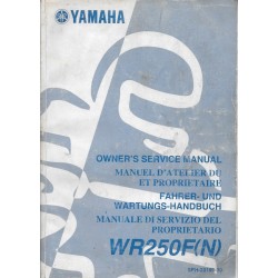YAMAHA WR 250 F (N) de 2001 type 5PH