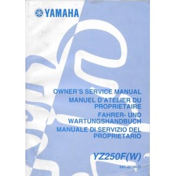 YAMAHA YZ 250 F  (W) type 5XC de 2007