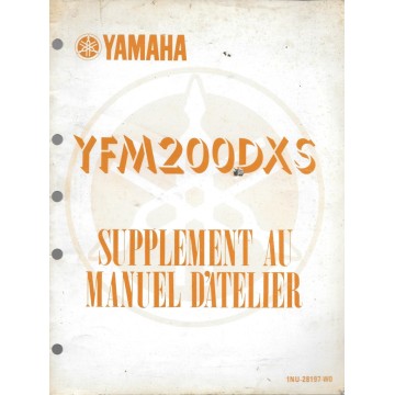 YAMAHA  quad YFM 200 DXS de 1986 type 1NU