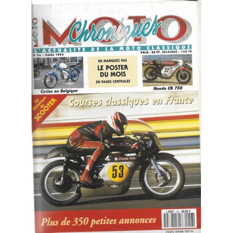 CHRONIQUES MOTO n° 56 MARS 1994