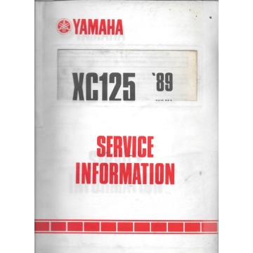 YAMAHA XC 125 cc de 1989 type 3KR