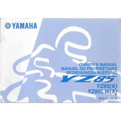 YAMAHA YZ 85 (X) type 5PA de 2007