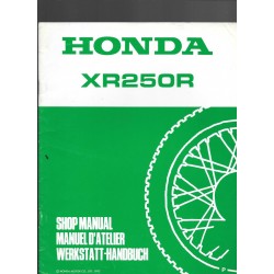 HONDA XR 250 R (additif  juillet 992)