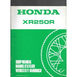 HONDA XR 250 R (additif septembre 1991)