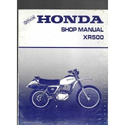 HONDA XR 500 (manuel de base en anglais) avril 1979