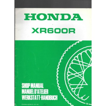 HONDA XR 600 RN (additif septembre 1991)