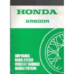 HONDA XR 600 R (Additif  février 1987)