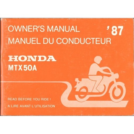  HONDA MTX 50 A de 1987