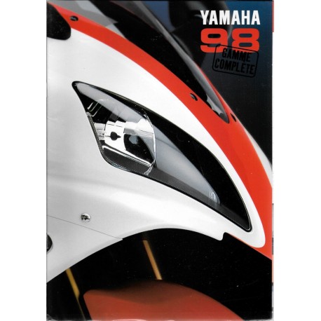 Catalogue original YAMAHA gamme motos 1998 en France