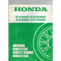 HONDA CX 400 / 500 et CX 400  500 C (Additif janvier 1981)