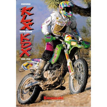 Catalogue original KAWASAKI enduros KLX / KDX de 1995