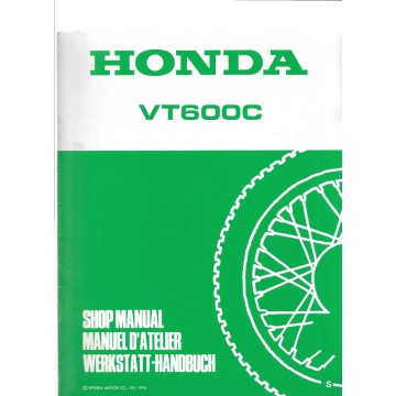 HONDA VT 600 C (Additif de janvier 1995)