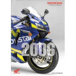 HONDA Belgique Gamme Motos de 2006