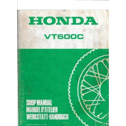 HONDA VT 600 C (Manuel atelier de base) avril 1988