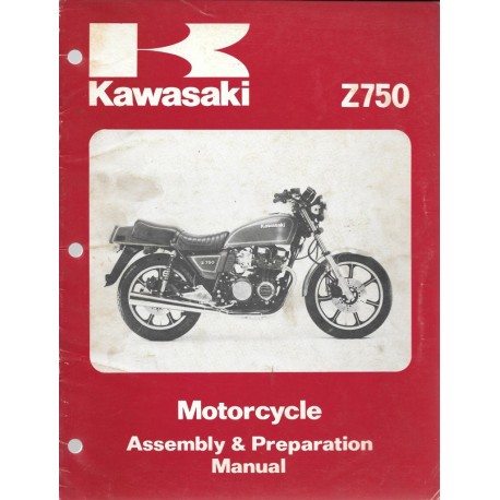 Manuel assemblage  KAWASAKI Z 750-E1