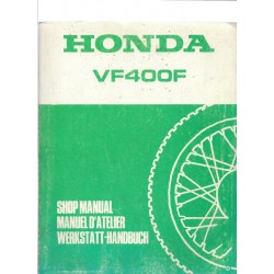 HONDA VF 400 F (Manuel atelier de base juin 1983)