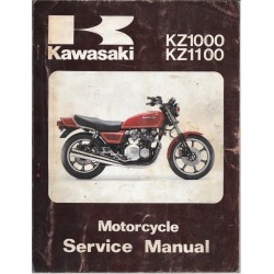Manuel atelier  KAWASAKI KZ 1000 / KZ 1100 modèles 1981