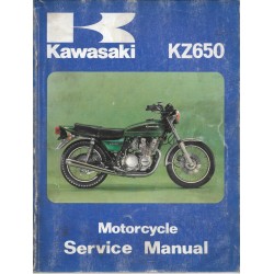 Manuel atelier  KAWASAKI  KZ 650  de 1978 à 1980