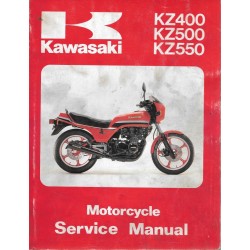 Manuel atelier  KAWASAKI  KZ 400, 500, 550 de 1979 à 1982