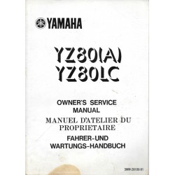 YAMAHA YZ 80 (A) / LC type 3 MM de 1990