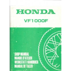 HONDA VF 1000 F (Manuel de base mars 1984)