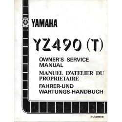 Manuel atelier YAMAHA  YZ 250 (T) 1987