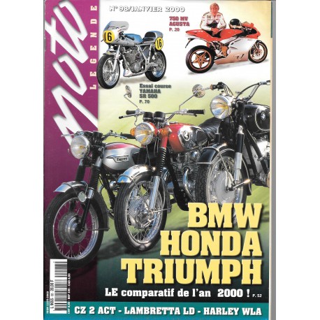 MOTO LEGENDE N° 98 janvier 2000