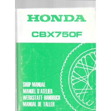 HONDA CBX 750 F (Manuel de base février 1984)