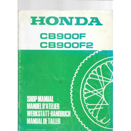 HONDA CB 900 F et F2 (Additif novembre 198