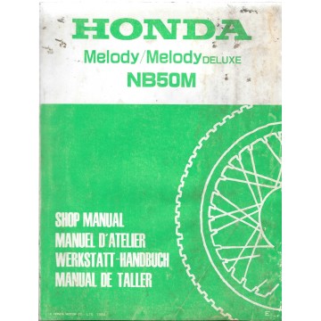 HONDA MELODY- MELODY Ide luxe (Manuel de base 02.84)