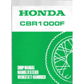 HONDA CBR 1000 F (Gros additif mars 1989)