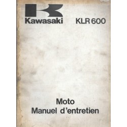 Manuel atelier  KAWASAKI  KLR 600 de 1984