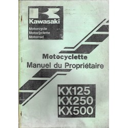 Manuel atelier  KAWASAKI  KX 125 / 250 / 500 de 1992